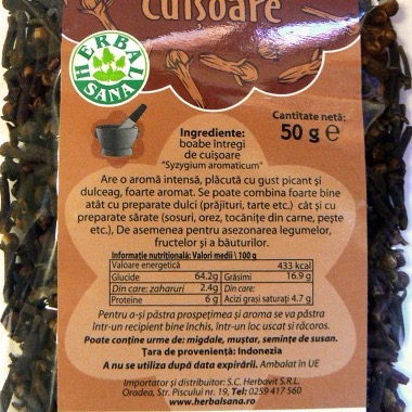 Detaliu boabe de cuișoare