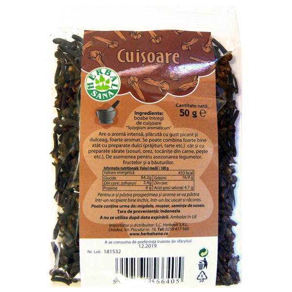 Cuișoare întregi 50 g – Mirodena